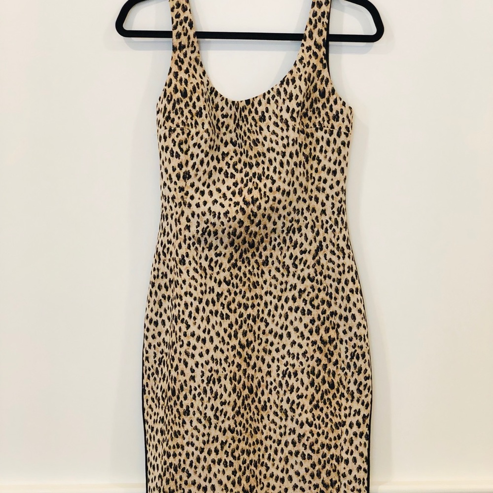 Diane Von Furstenberg leopard dress size 4